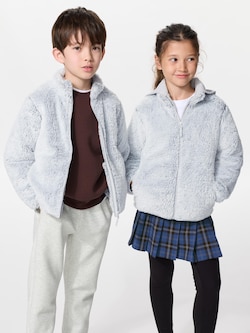 Fluffy Yarn Fleece Full-Zip Jacket
