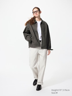 Zip-Up Short Blouson