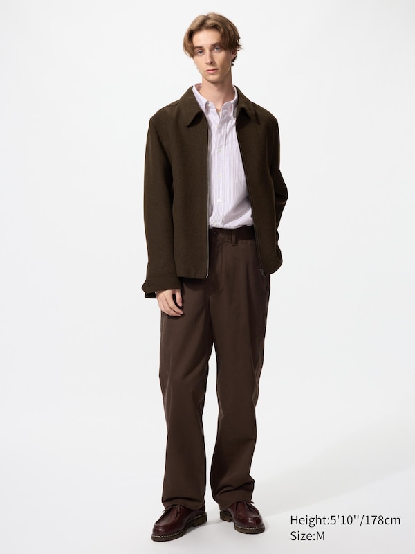 Single Collar Short Blouson