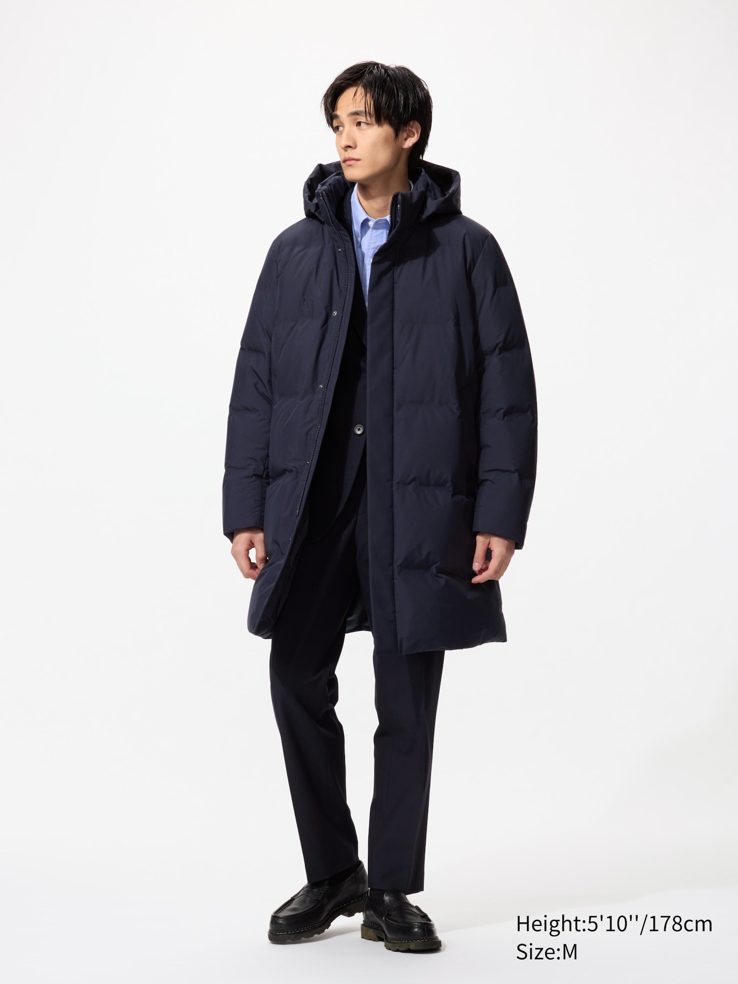 新品タグ付　UNIQLO C　ナイロンフーデッド ネックウォーマー　ブラック UNIQLO - ユニクロC ナイロンフーデッドネックウォーマー