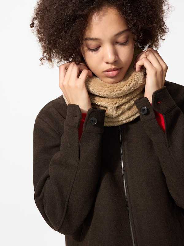 HEATTECH Fluffy Yarn Fleece Neck Warmer