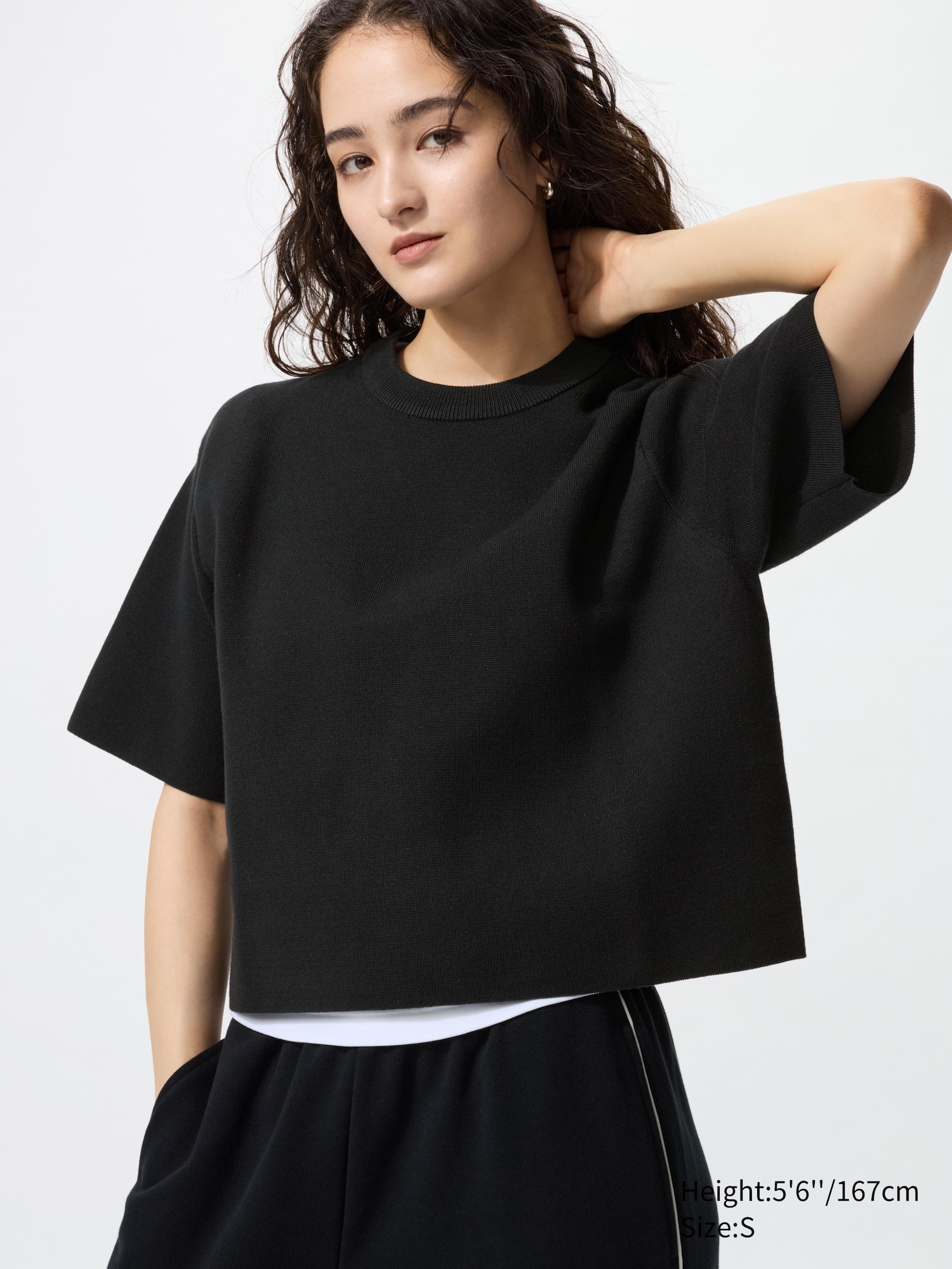 Washable Milano Ribbed Sweater | Short Sleeve - thumbnail 3