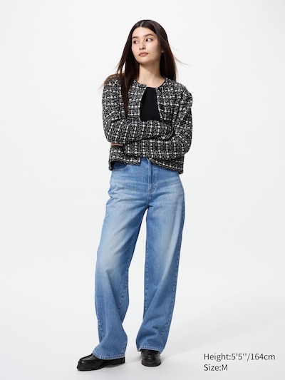 Knitted Short Jacket | Printed