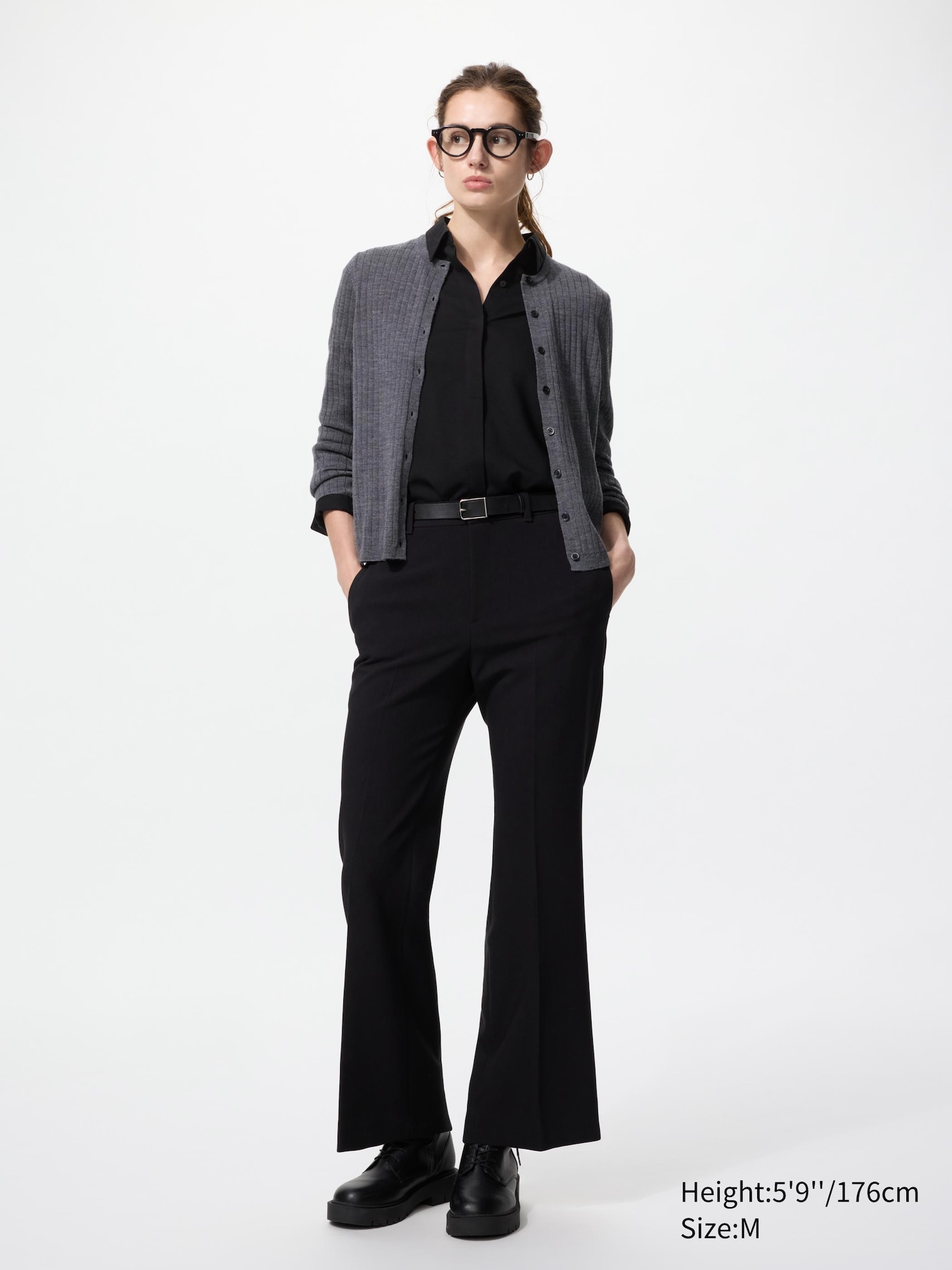 Women's Merino Ribbed Short Cardigan | UNIQLO US