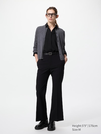 Merino Ribbed Short Cardigan