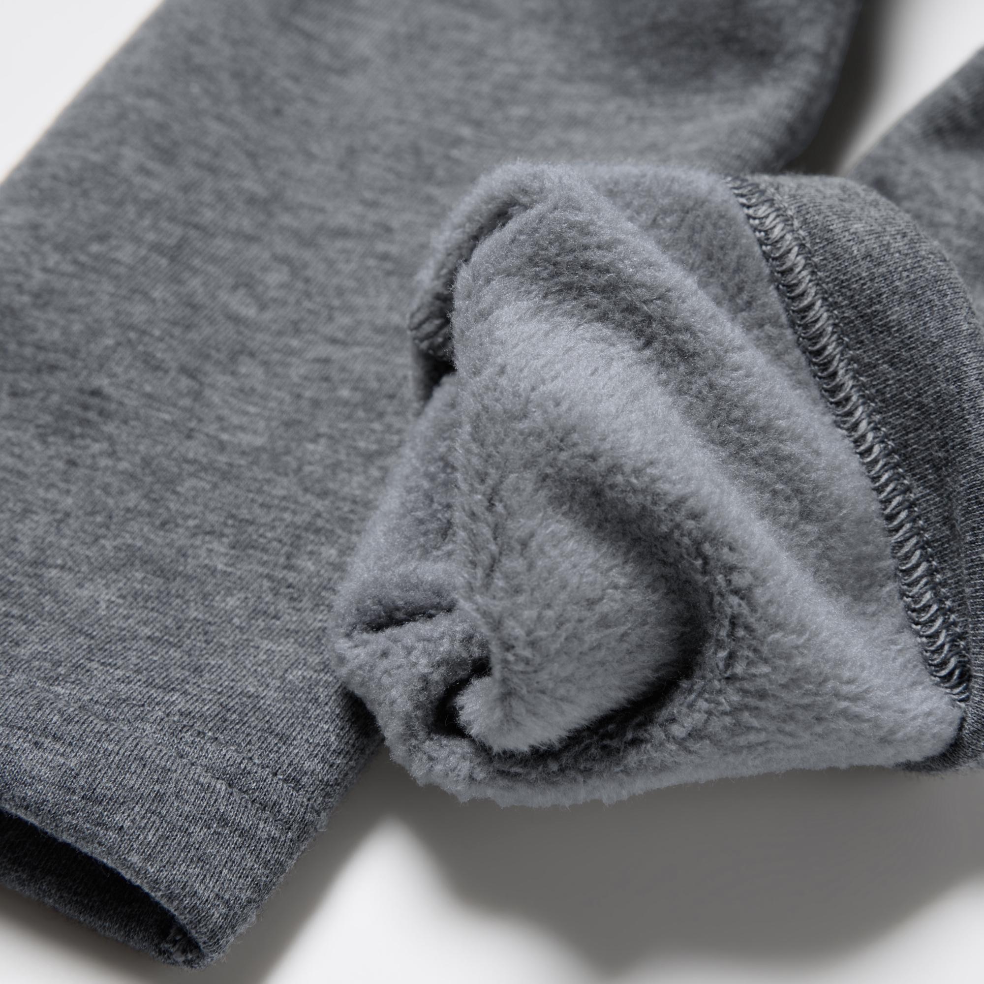 Warm fleece fabric.