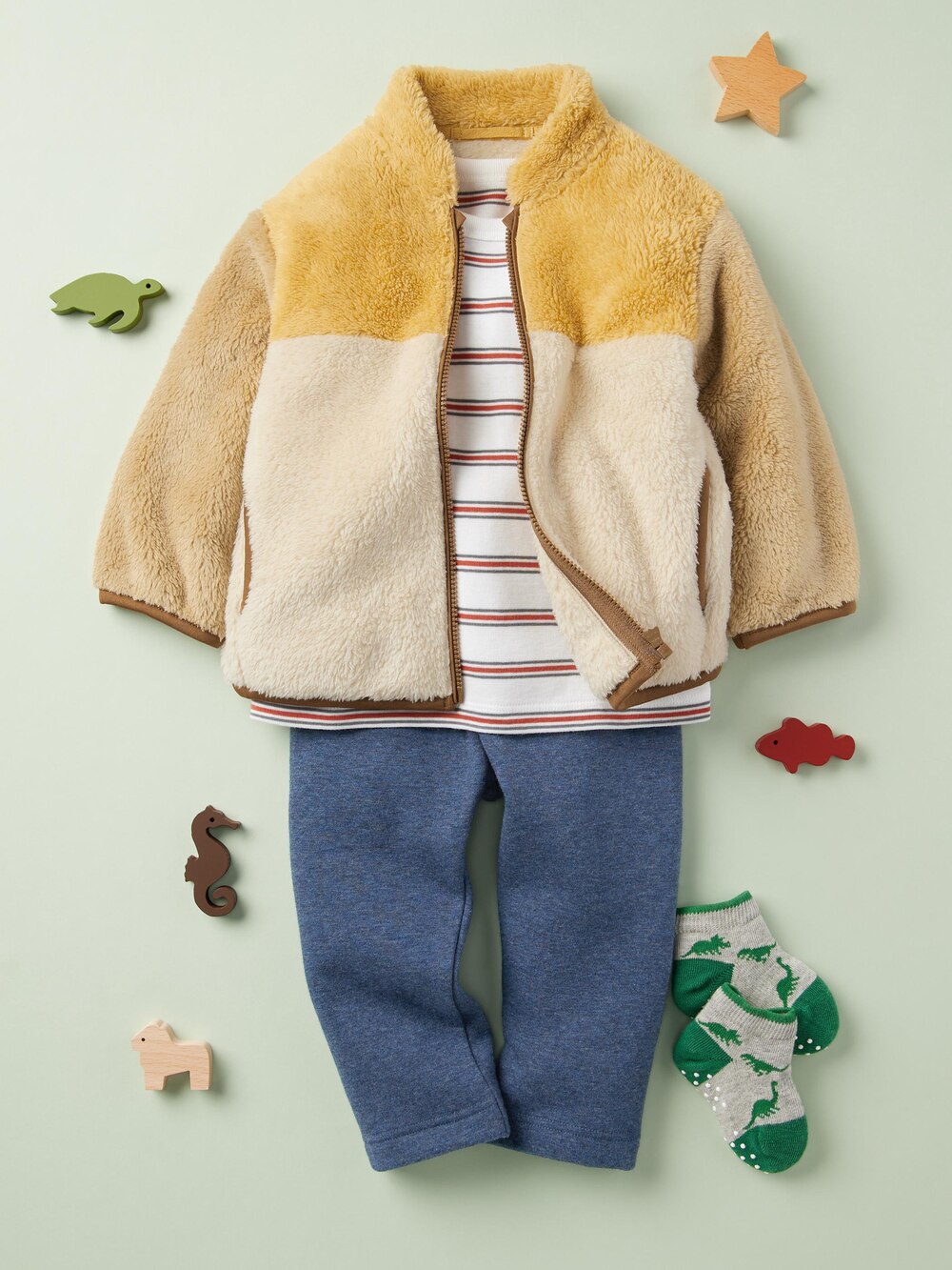 Детские леггинсы Uniqlo Baby Fleece Leggings — фото 4