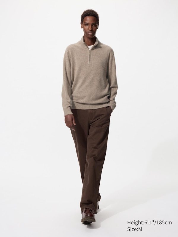 Cashmere Half-Zip Sweater