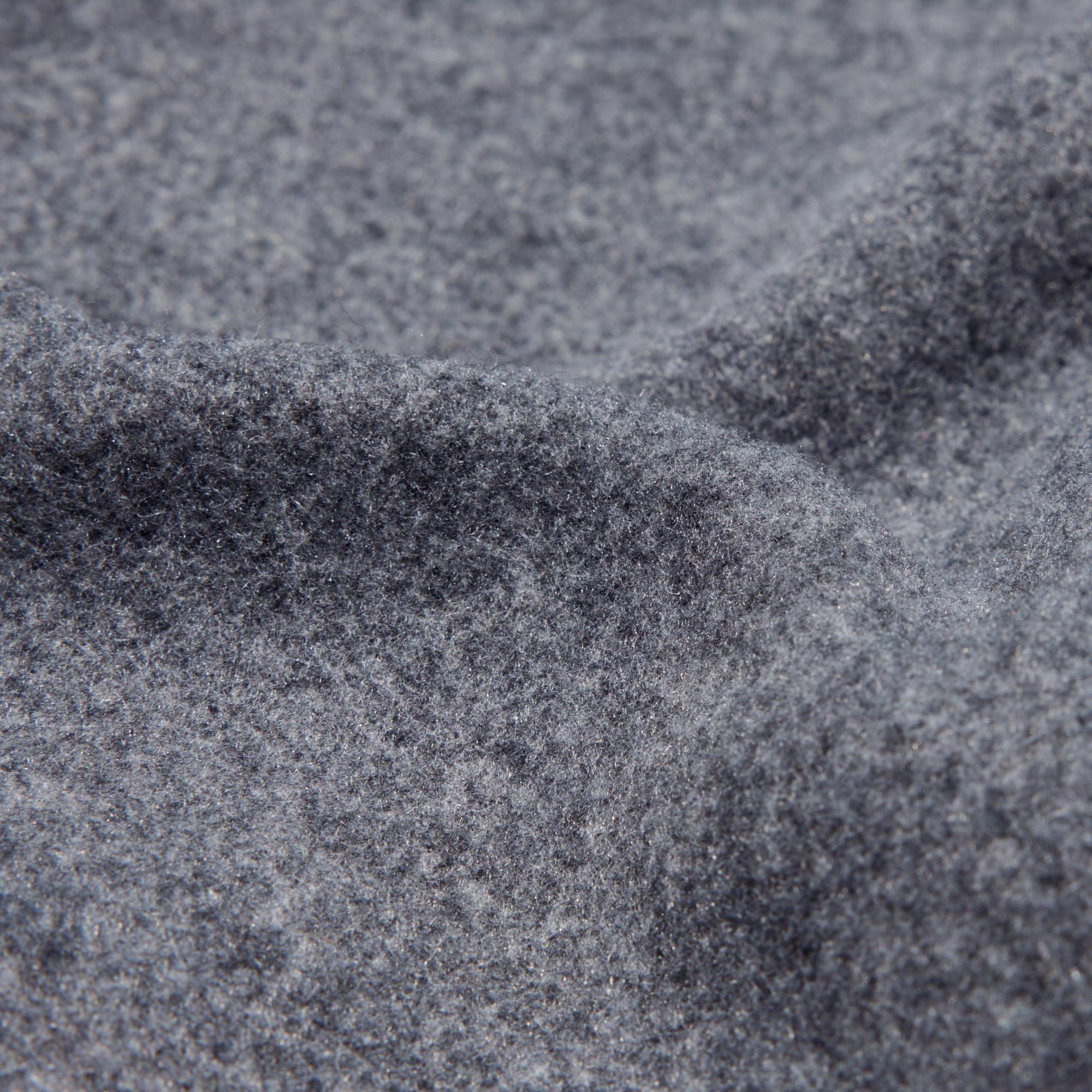 Double-faced material with a full feel.*20% wool blend.