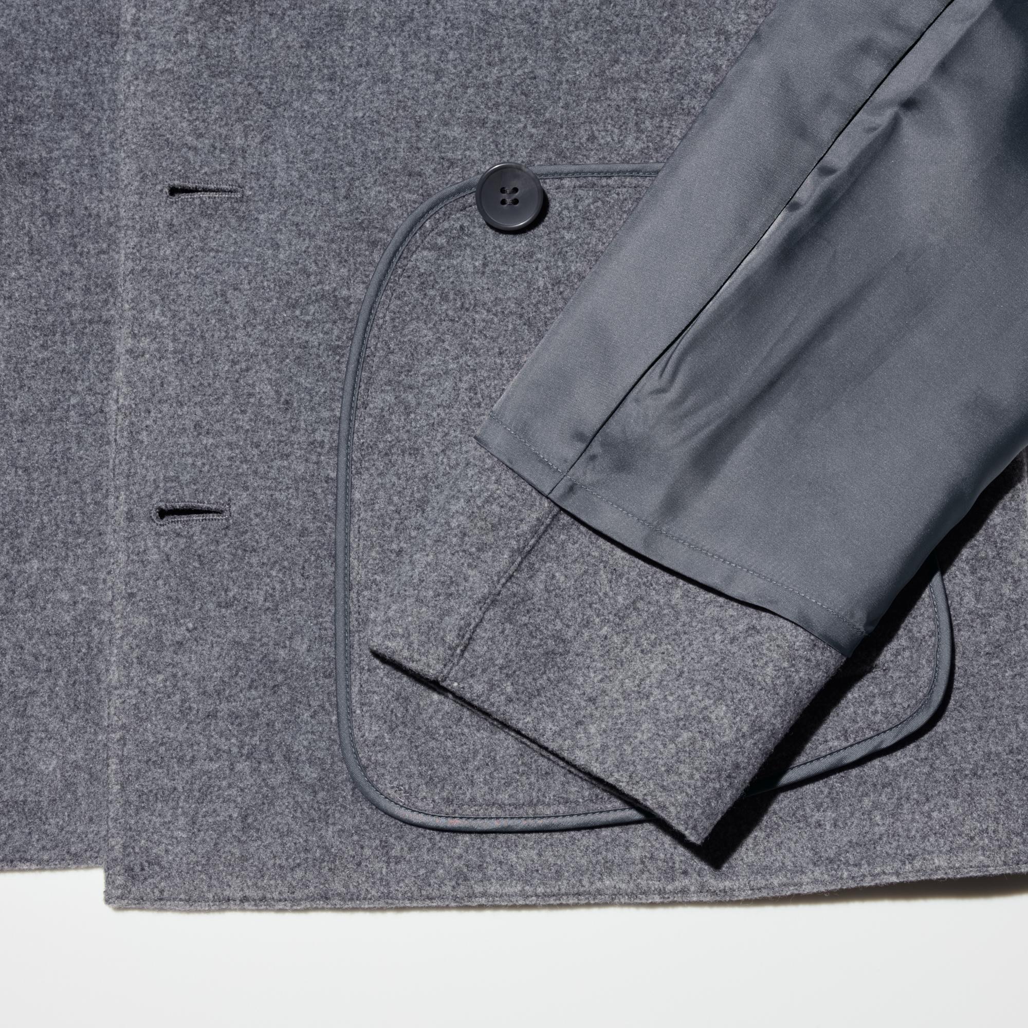 Lined sleeves slip on easily.