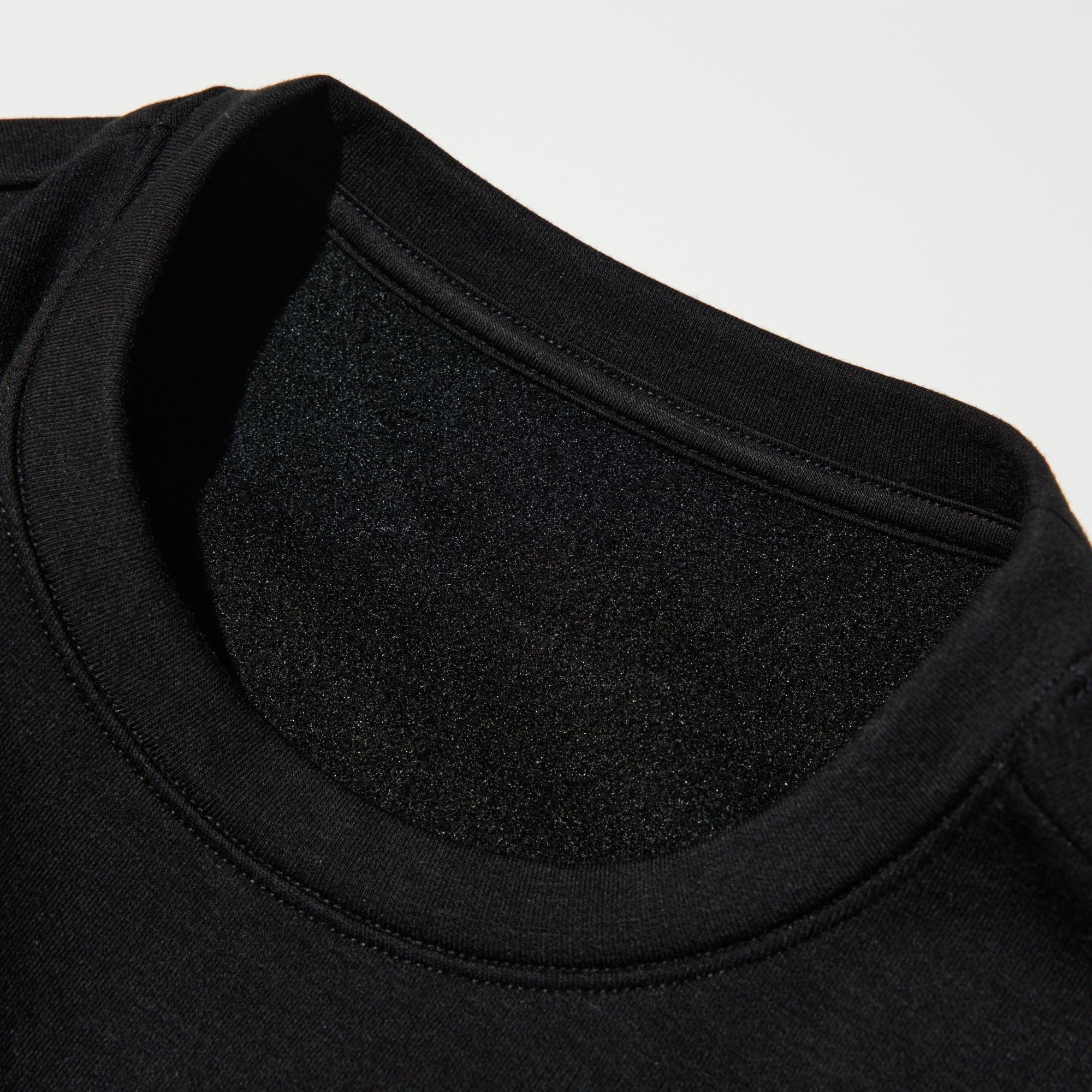 The back collar seam is covered with tape for comfort.