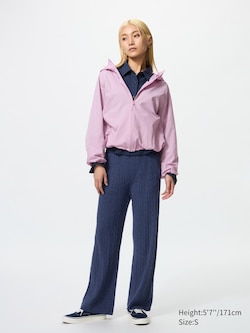 Washable Knit Cable Pants