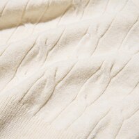 Washable Knit Cable Hoodie