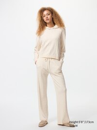 Washable Knit Cable Hoodie