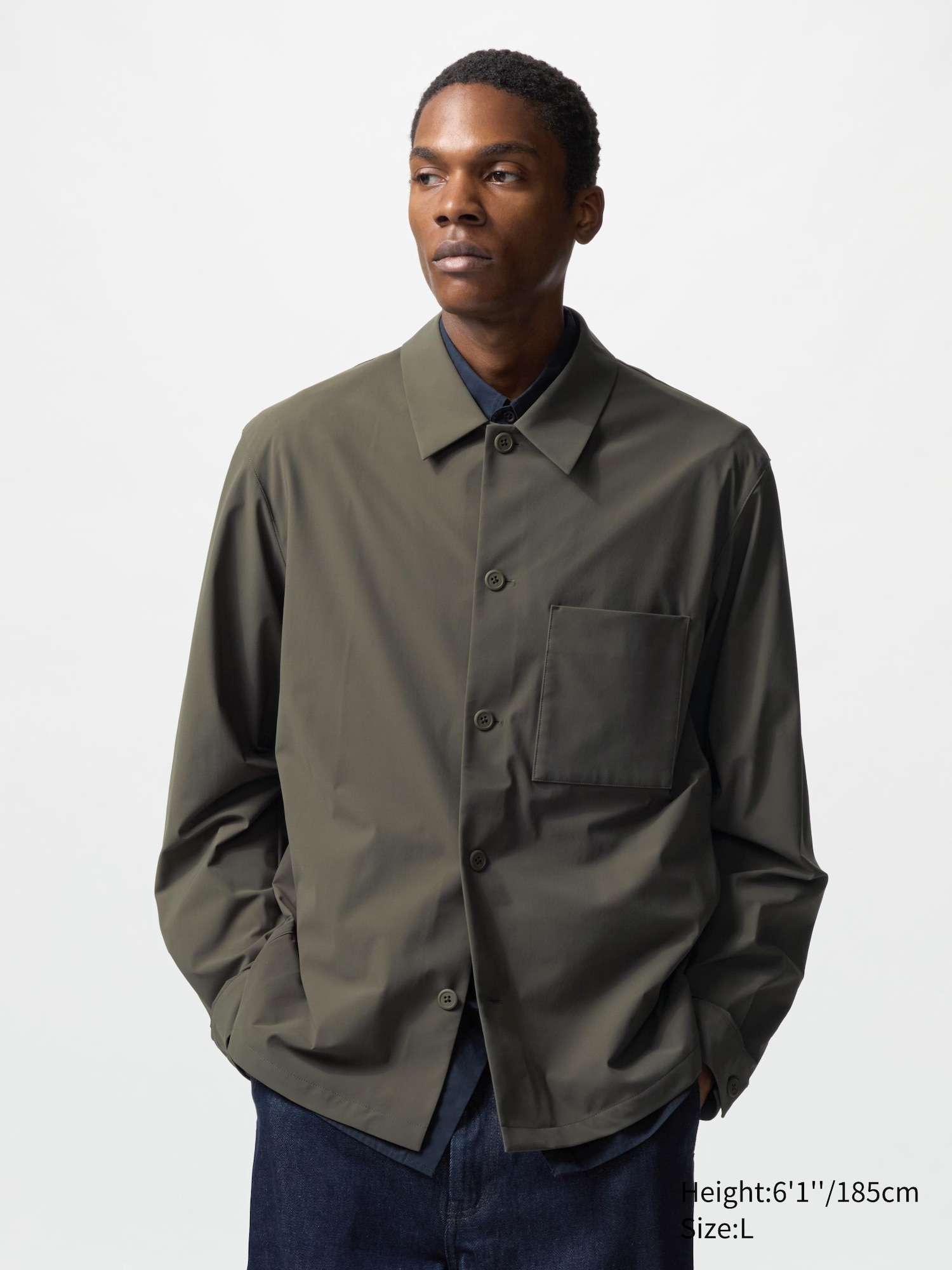 Ultra Stretch Shirt Jacket | UNIQLO US