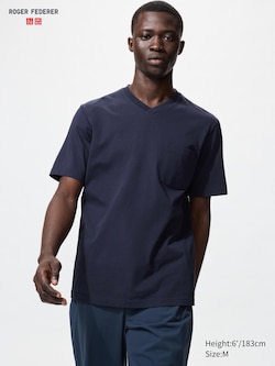 AIRism Cotton T-Shirt | V-Neck