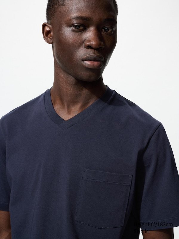 AIRism Cotton T-Shirt | V-Neck