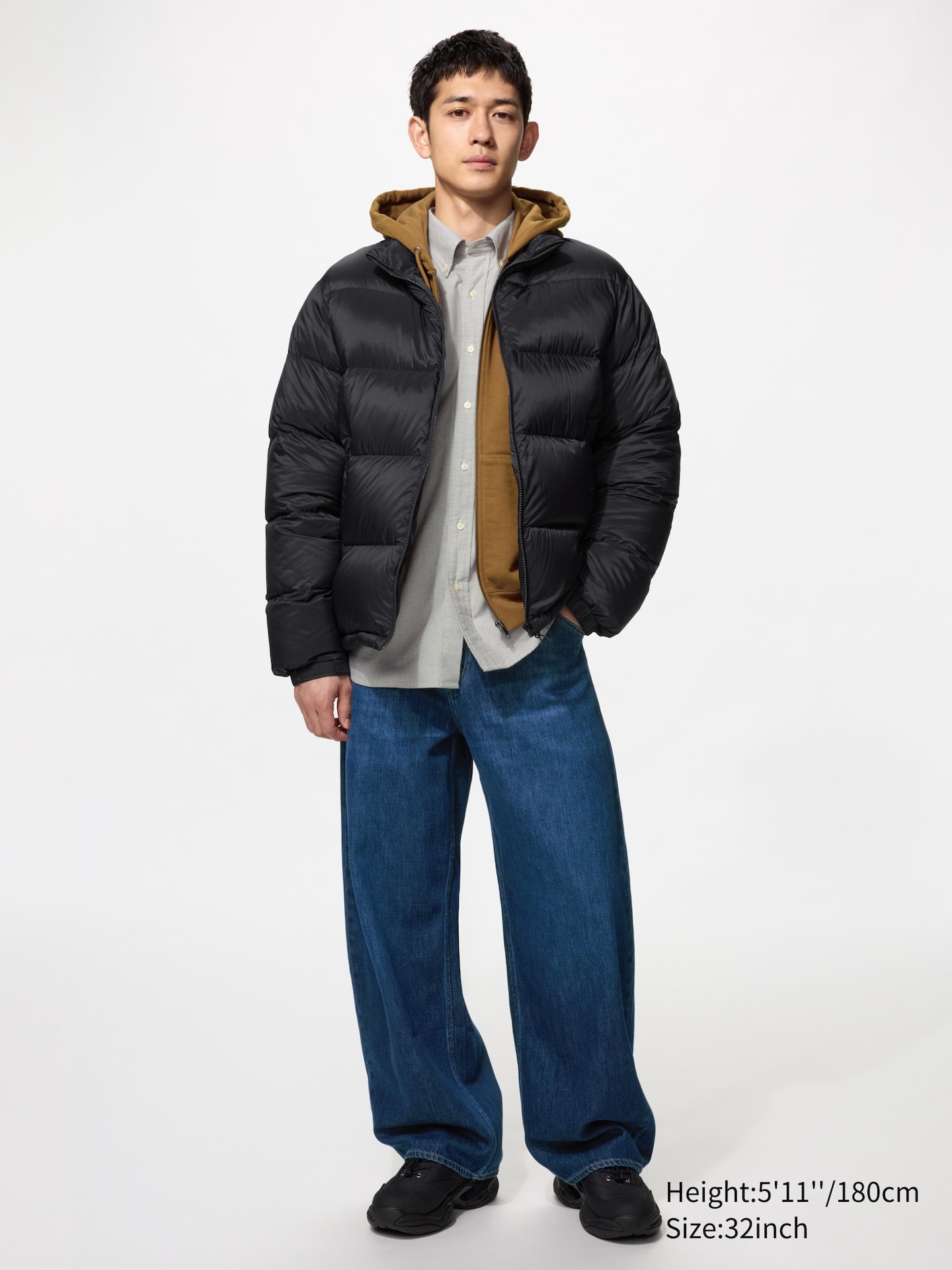 Джинсы-бочки Uniqlo Barrel, цвет: Синий — фото 3