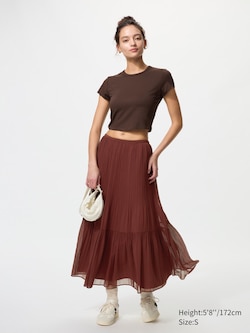 Chiffon Tiered Skirt