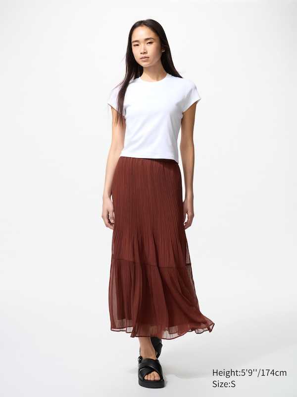 Chiffon Tiered Skirt