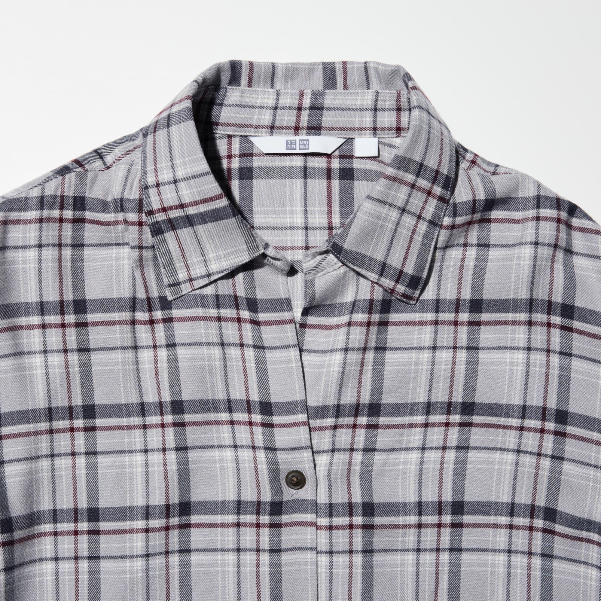 Relaxed silhouette with a skipper collar for easy layering.