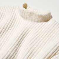 Souffle Yarn Mock Neck Sweater