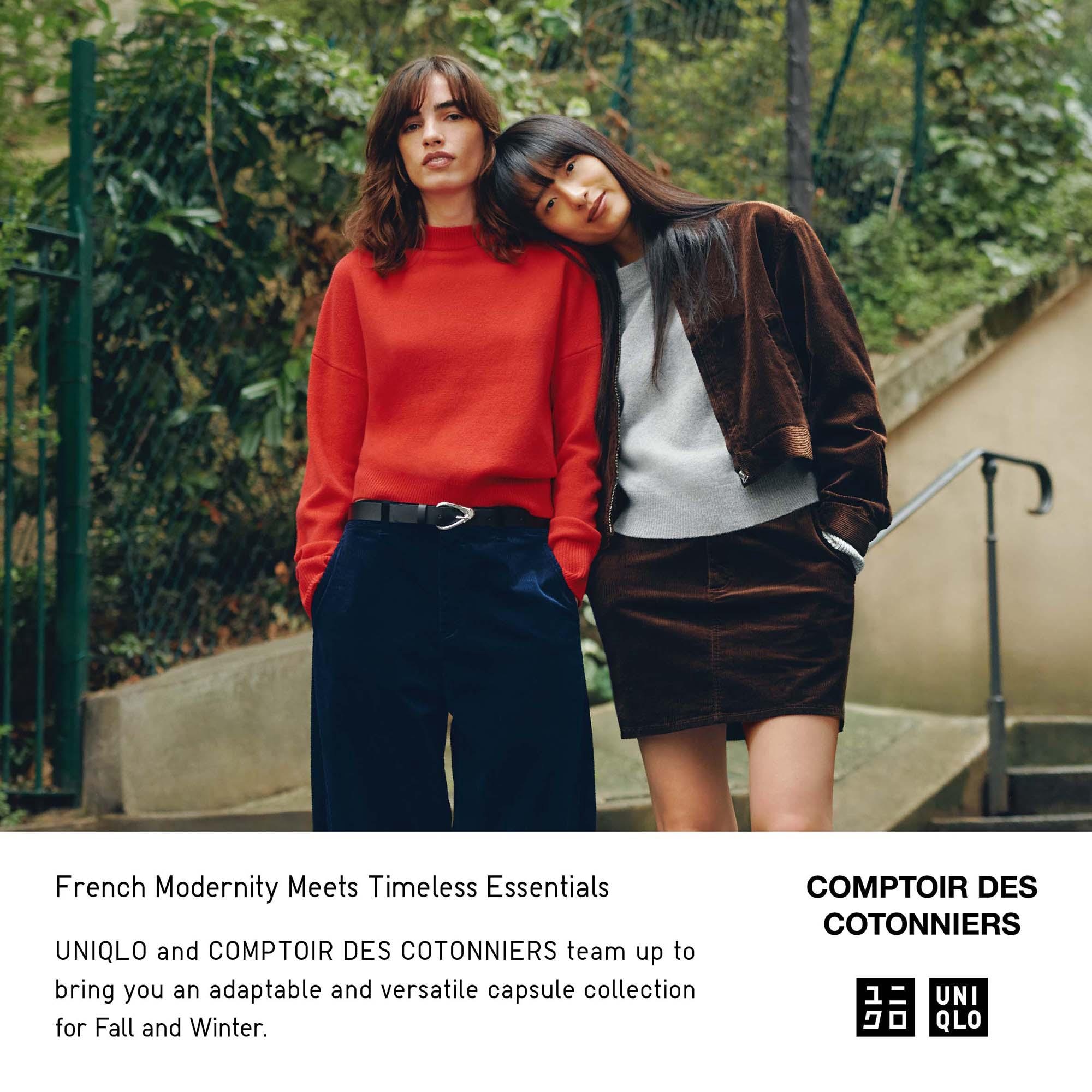 UNIQLO and COMPTOIR DES COTONNIERS