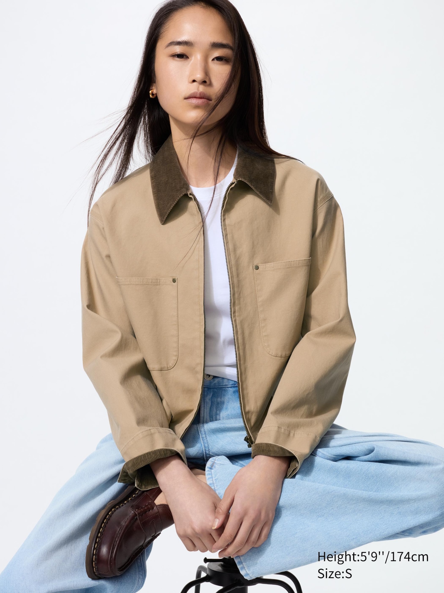 eeeyyy様☆Y.A.Acc/wool code short jacket☆ Zip-Up Short Jacket | UNIQLO US