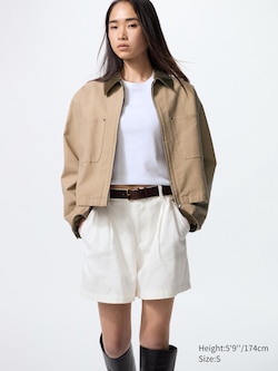 Zip-Up Short Jacket