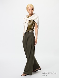 Brushed Jersey Wide Pants