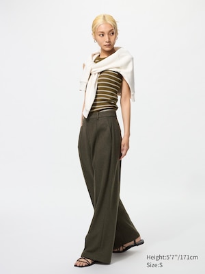 Brushed Jersey Wide Pants