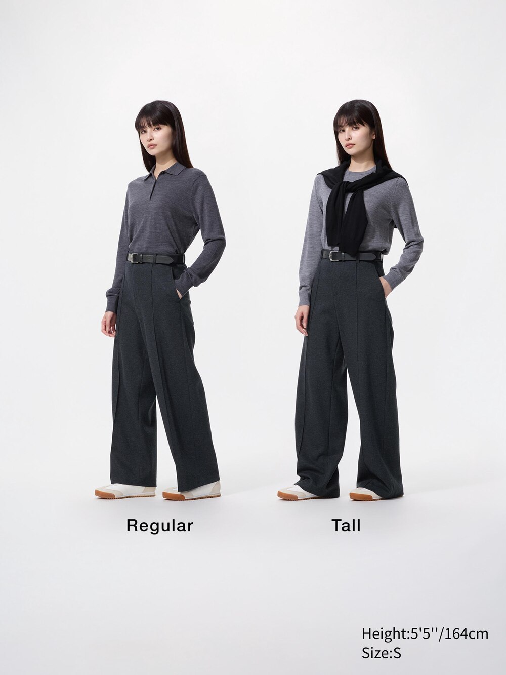Женские брюки Uniqlo Brushed Jersey Wide Pants — фото 2