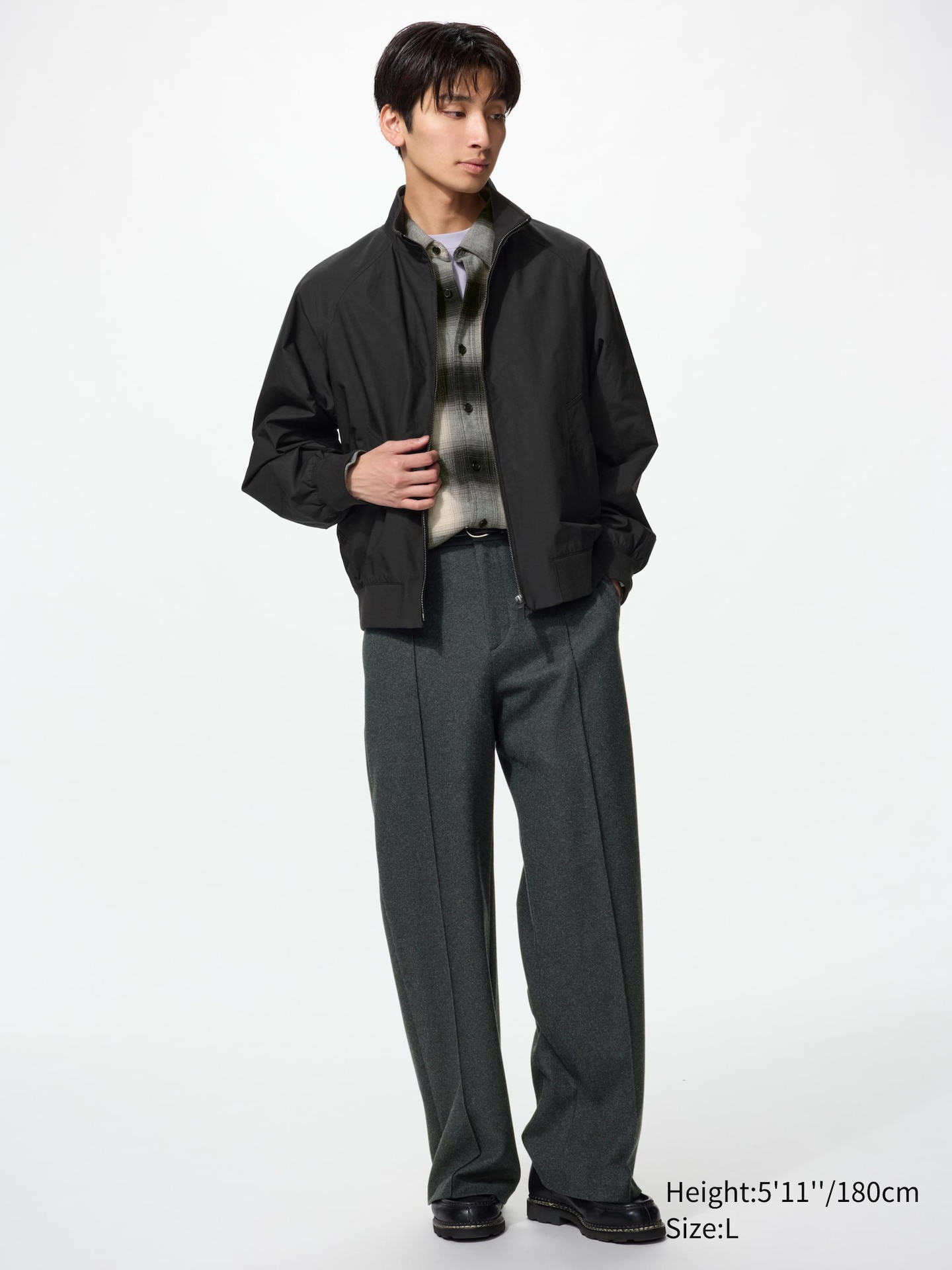 Женские брюки Uniqlo Brushed Jersey Wide, цвет: Бежевый — фото 4