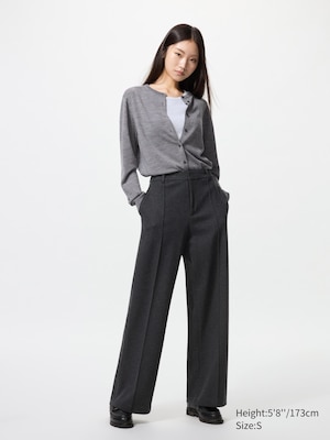 Brushed Jersey Wide Pants | Tall