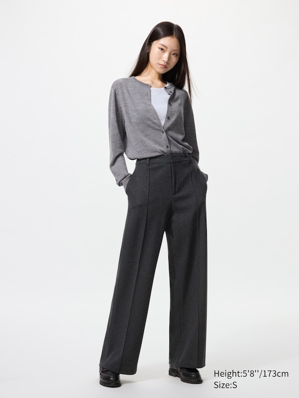 Brushed Jersey Wide Pants | Tall