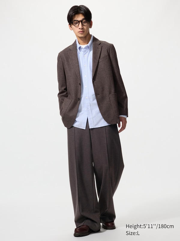 Brushed Jersey Wide Pants | Tall