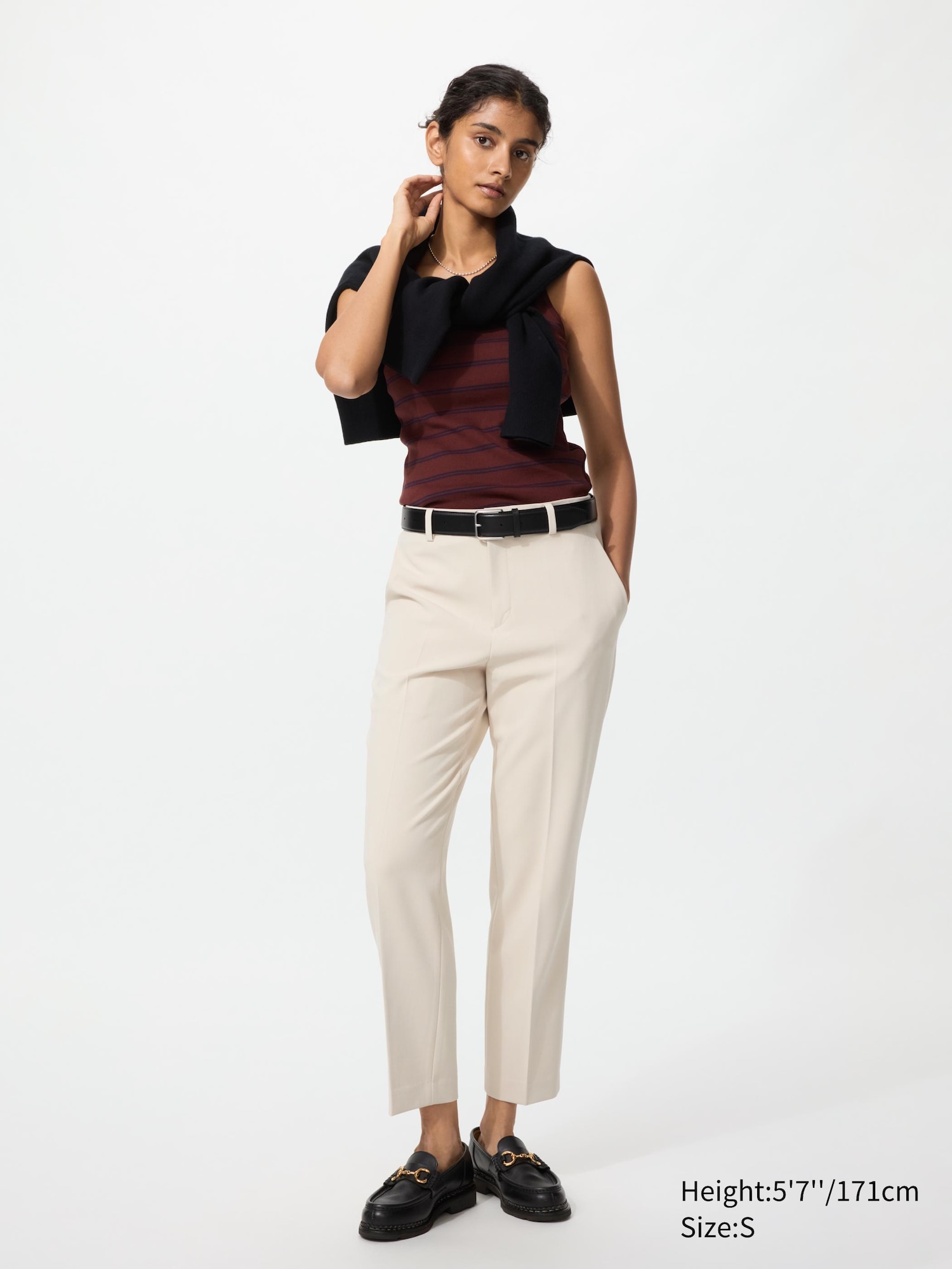 UNIQLO Smart Ankle Pants Yellow XL 2