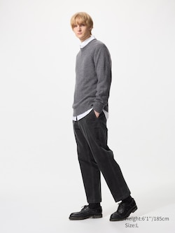 Corduroy Smart Ankle Pants