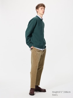 Corduroy Smart Ankle Pants