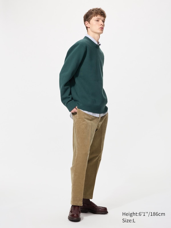 Corduroy Smart Ankle Pants