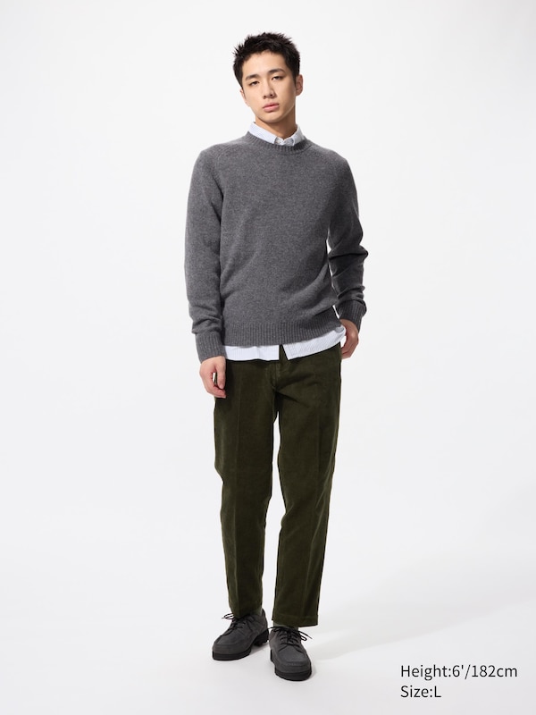 Corduroy Smart Ankle Pants