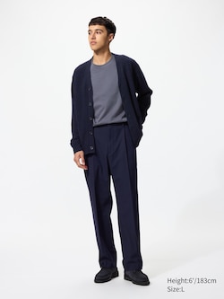 Pleated Wide Pants | Brushed Twill