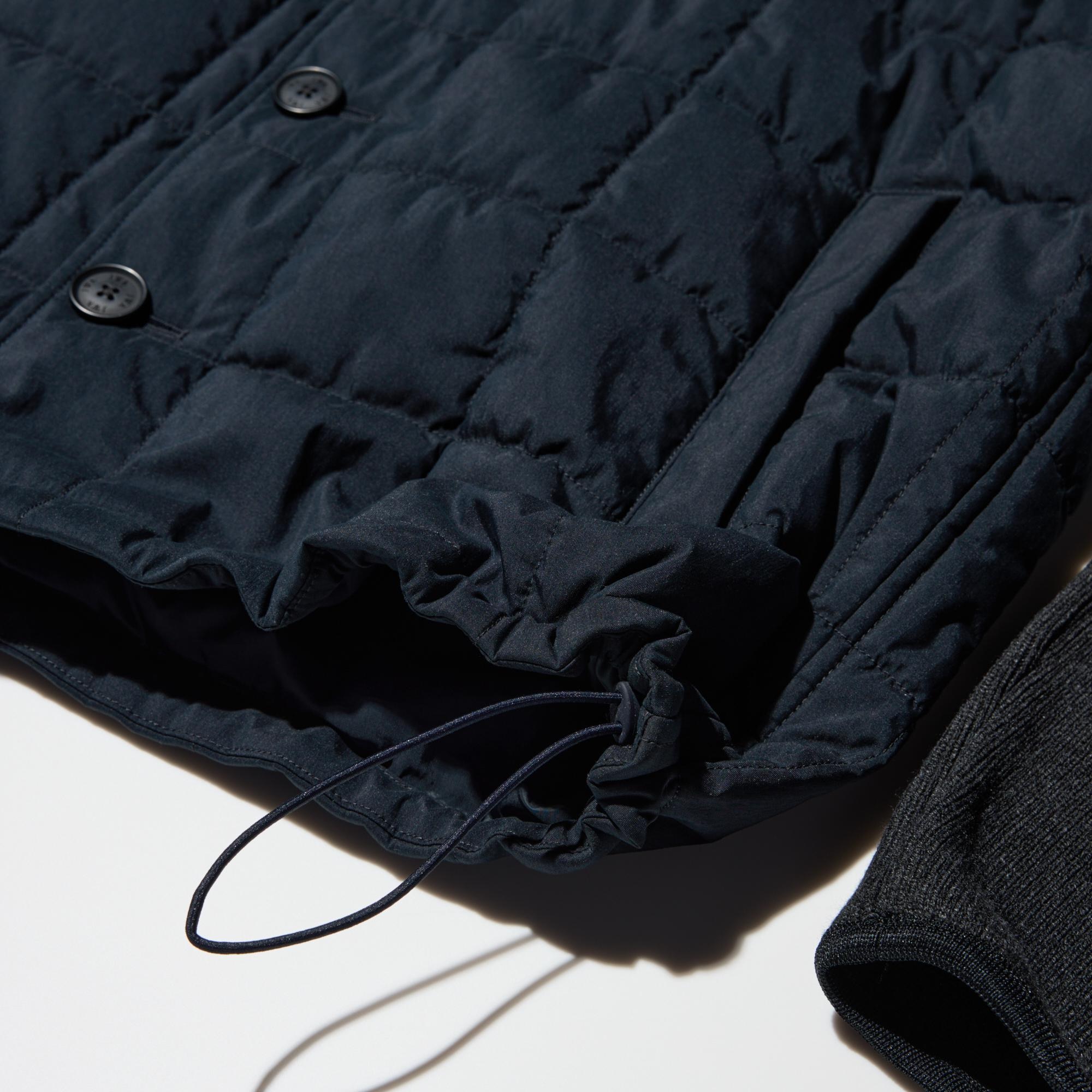 Drawstring in the hem lets you adjust the silhouette.