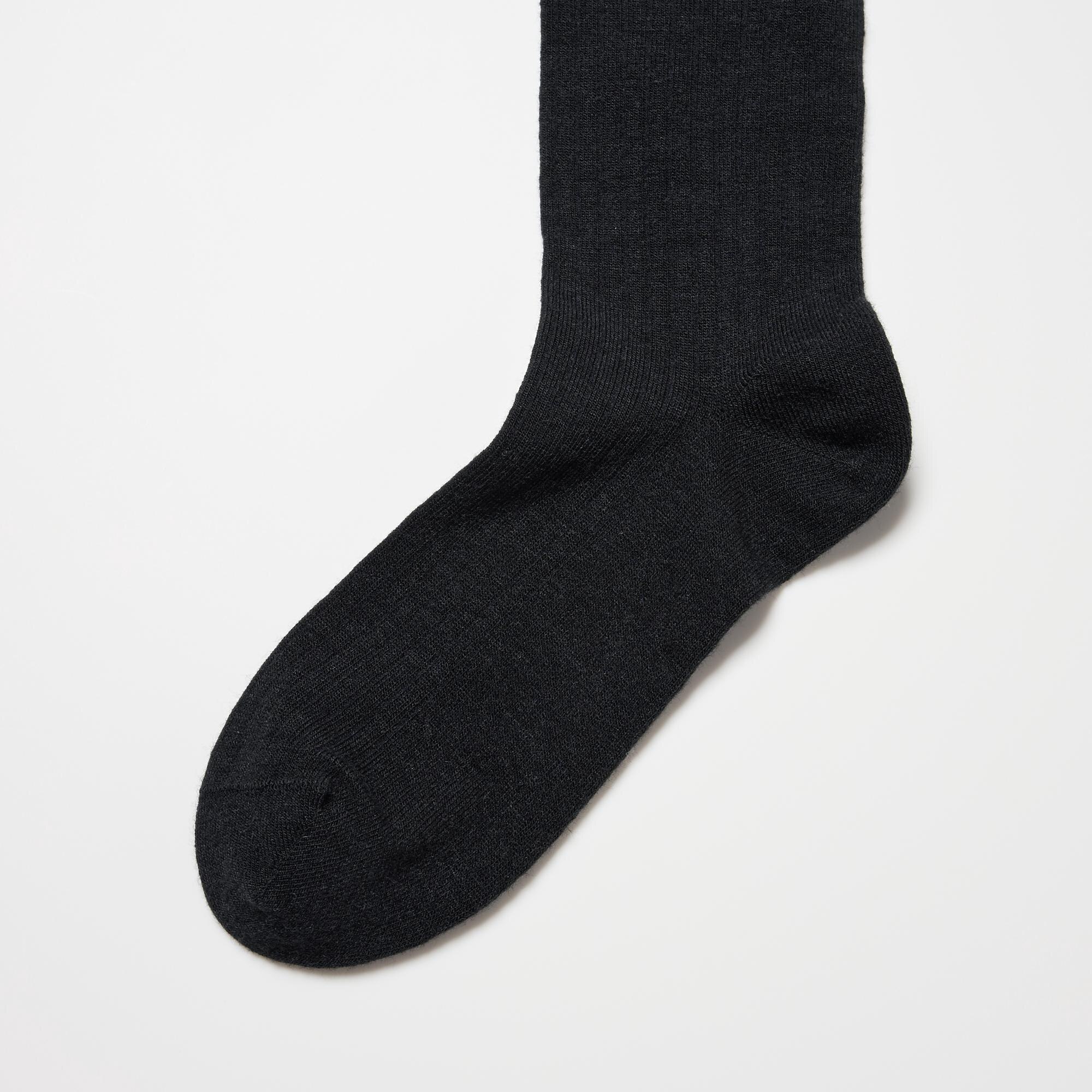 The toe and heel are reinforced to prevent holes and provide long-lasting wear.