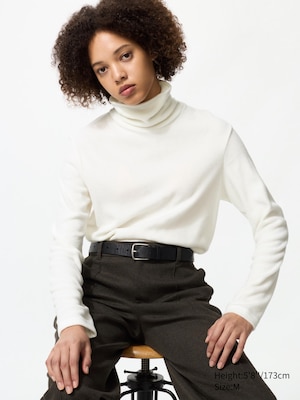 HEATTECH Fleece Turtleneck T-Shirt