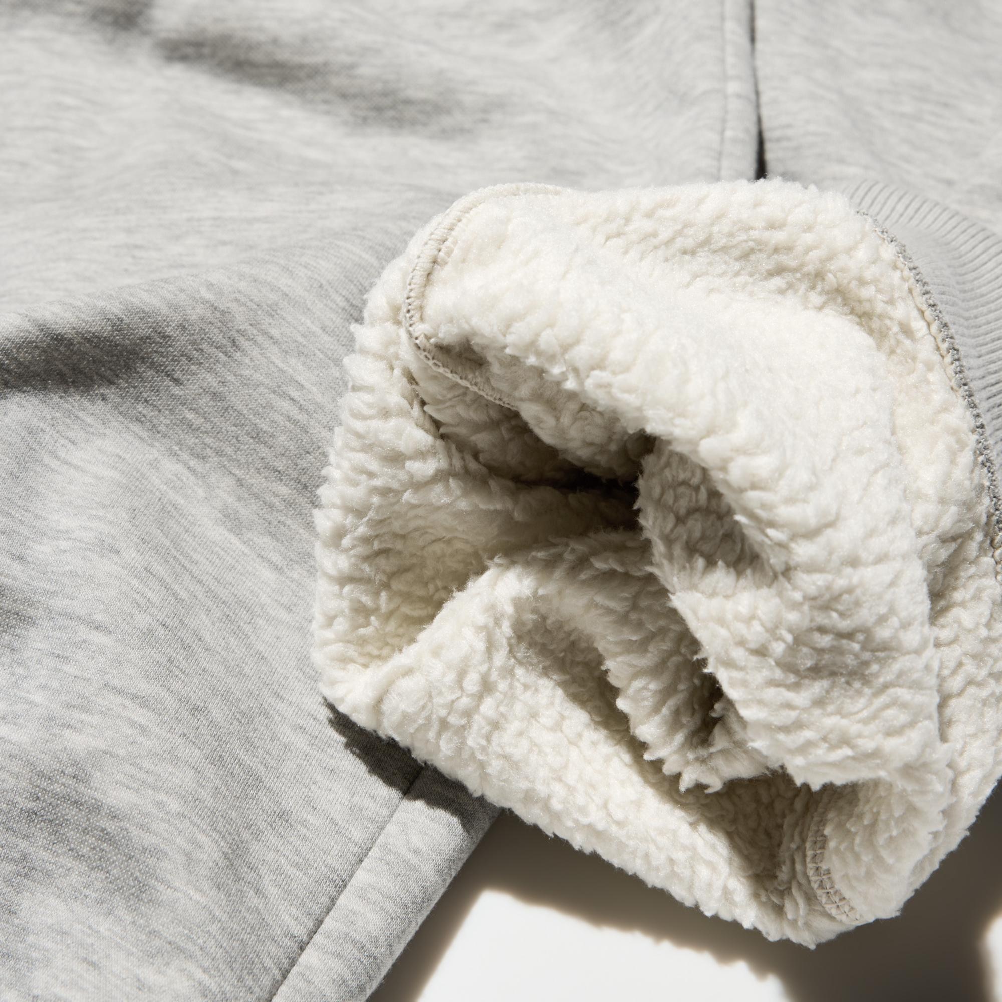 Warm, cozy lining with 'HEATTECH' technology.