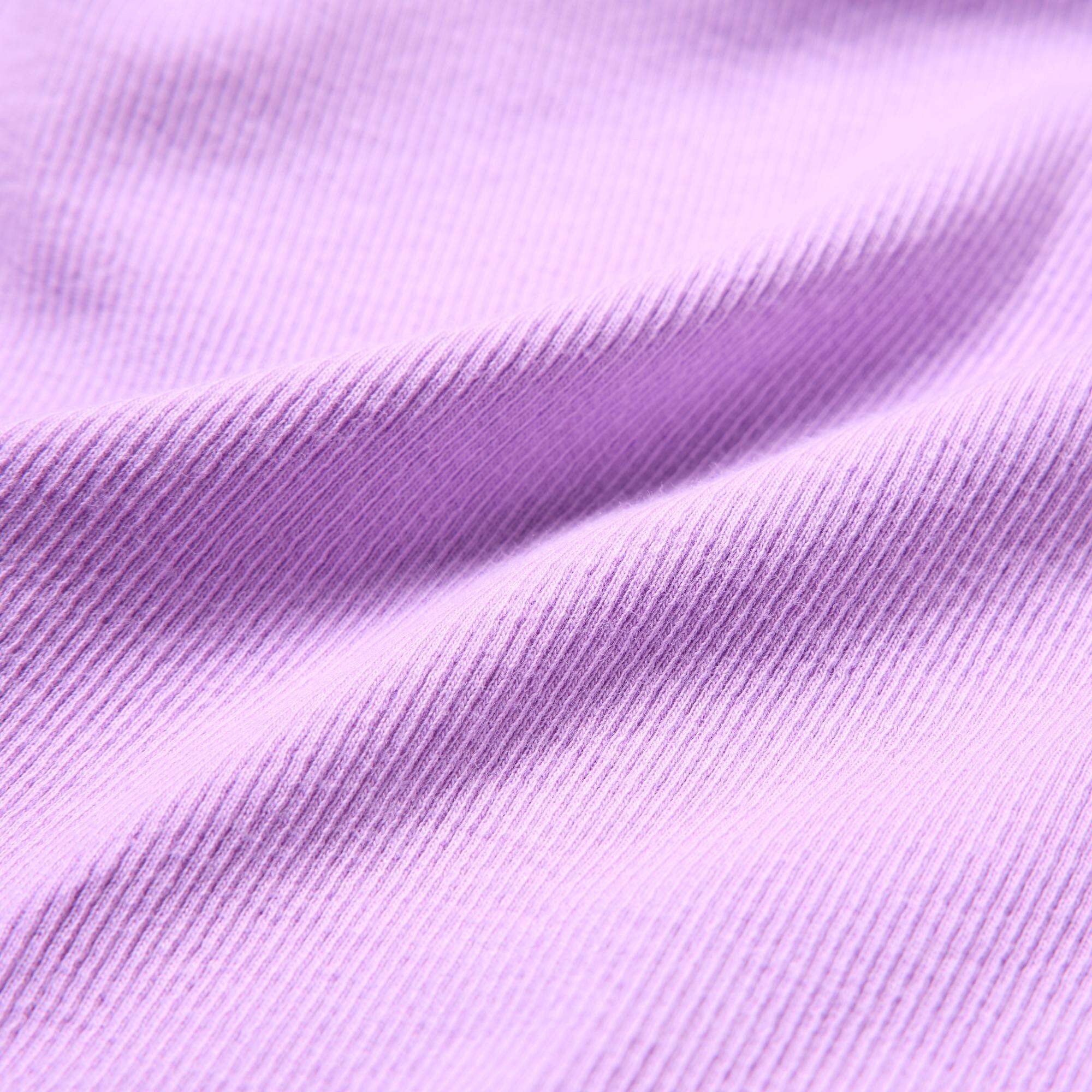 Ribbed cotton-blend fabric.