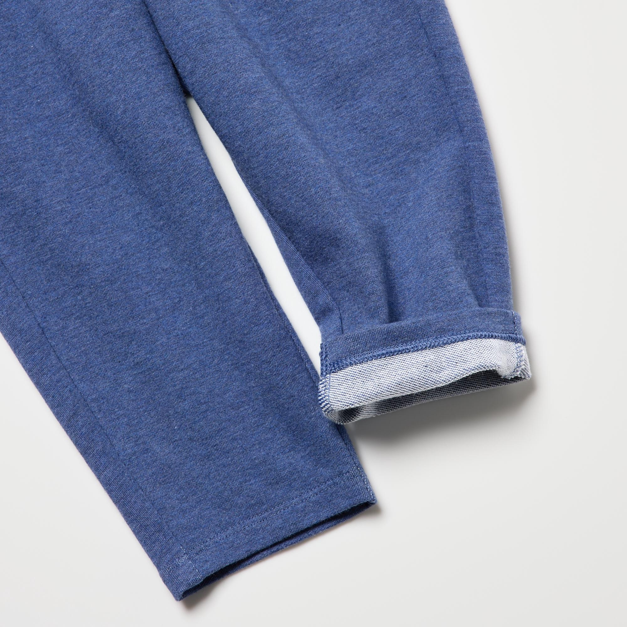 Sleek, tapered silhouette also looks great with the hems rolled up.