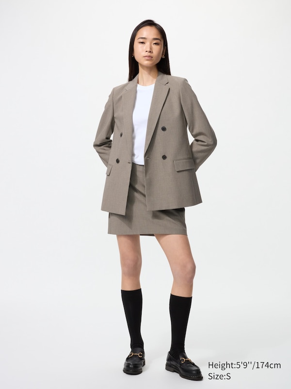 Checked Skort