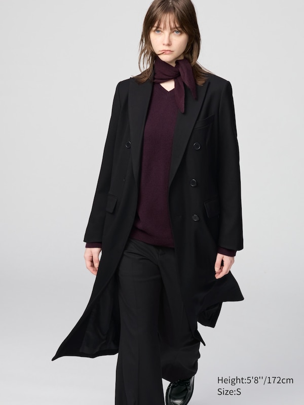 Double Breasted Long Coat